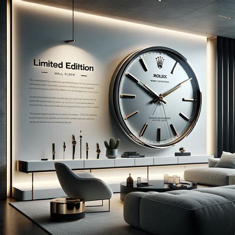 rolex digital clock|Rolex wall clock real.